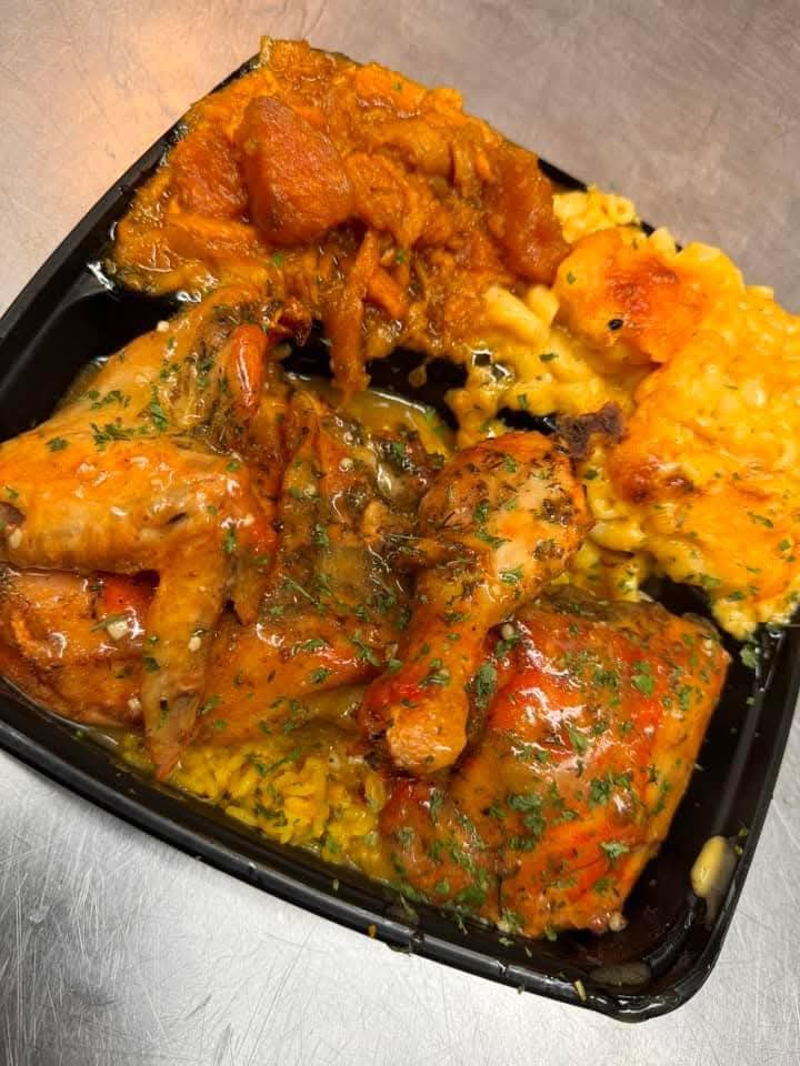 Smothered Chicken & Yams